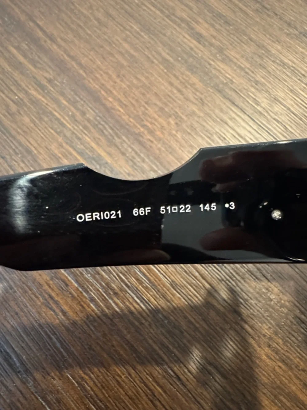 Off-White Black Cady Cutout Sunglasses